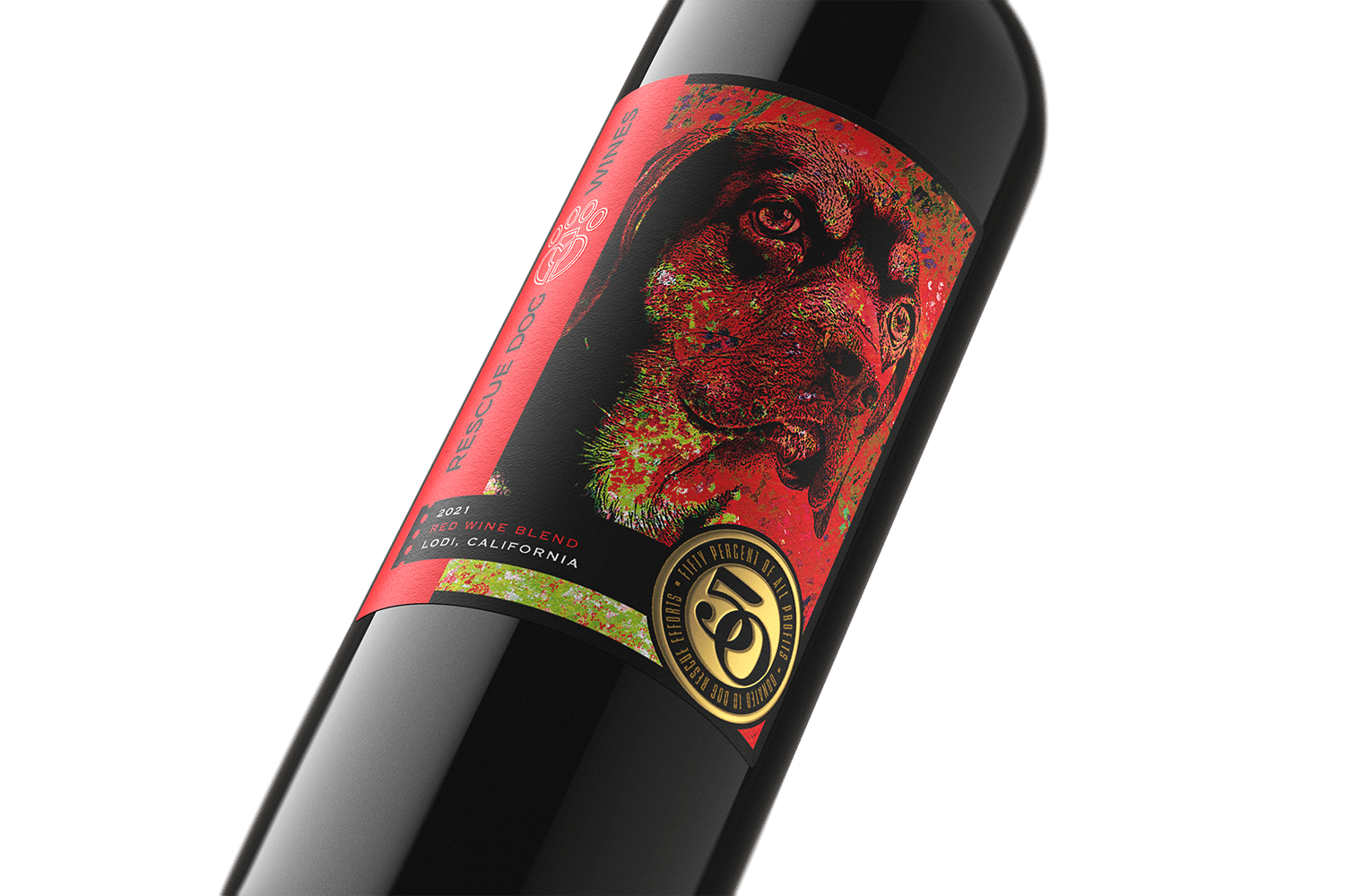 2021 Lodi Red Wine Blend | Rescue Dog Wines