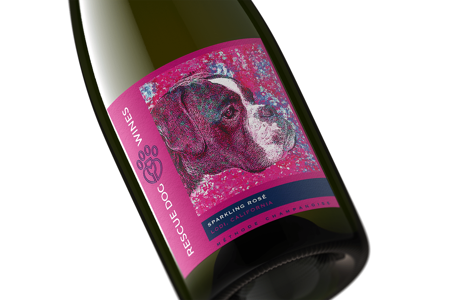 Méthode Champenoise Sparkling Rosé | Rescue Dog Wines